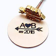 Check spelling or type a new query. Amazon Com Custom Logo Wood Branding Iron Durable Leather Branding Iron Stamp Wood Branding Iron Wedding Gift Initials With Arrow Design 1 X1