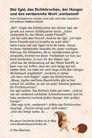 Der Igel Der Hunger Und Das Wort Verdammt Elkes Kindergeschichten Herbstgeschichten Geschichten Fur Kinder Geschichten Fur Senioren