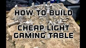 You can use your gaming table as a dining table. How To Build A Cheap Lightweight Gaming Table Youtube