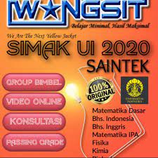 Pembayaran mudah, pengiriman cepat & bisa cicil 0%. Buku Wangsit Simak Ui Saintek 2020 Shopee Indonesia