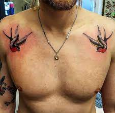 Swallow Tattoos Tattoo Insider Swallow Tattoo Chest Piece Tattoos Small Chest Tattoos
