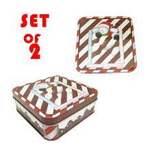 Wholesale tins in all shapes and sizes. 10 Holidays Christmas Gift Tins Canister Storage Square Round Or Rectangular Ideas Holiday Christmas Gifts Tin Canisters Tin Gifts