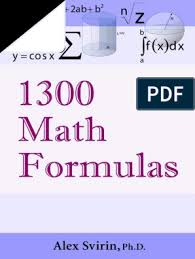 Mathematics for liberal arts majors. All Maths Formulas In One Pdf