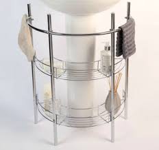 extra storage to a pedestal sink