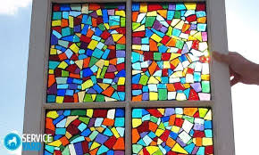 الزجاج الملون Diy