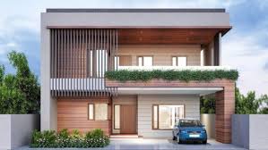 Moderna casa con amplia terraza y tres plantas. De 200 Fotos De Fachadas Modernas Y Bonitas Del Mundo 2021