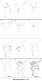 How To Draw Yoda From Star Wars Printable Drawing Sheet By Drawingtutorials101 Com Star Wars Art Drawings Yoda Drawing Star Wars Drawings