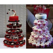 5 Tier Round Clear Acrylic Cake Stand Cupcake Tower Wedding Party Display Smt Walmart Com Cupcake Stand Wedding Clear Cupcake Stand Cake And Cupcake Stand
