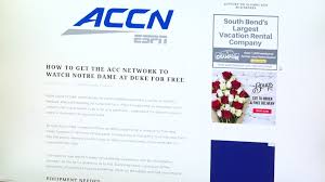 Contact acc network on messenger. Here Are Tv Viewing Options For Nd Duke Game