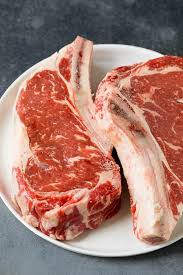 A ribeye should ideally be about 1.5 inches thick. Rib Eye Steak With Garlic Butter Dinner At The Zoo