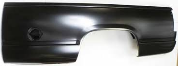 Elastic straps to secure cover in stored position. 1988 Chevrolet Truck Parts Body Panels Truck Bed Bed Sides
