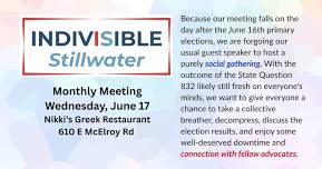 Indivisible Stillwater June Meeting