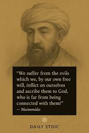 At the old Jewish section in Cordova, Beto stopped to chat with the great  Jewish philosopher, Maimonides, who was born here.