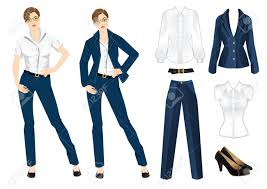 Vector Illustration Of Corporate Dress Code Office Uniform Royalty Free Cliparts Vectors And Stock Illustration Image 54944828