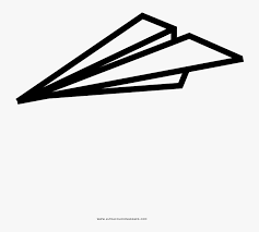 Thanksgiving napkin rings you can color: Paper Airplane Coloring Page Avion Dibujo Png Transparent Png Kindpng