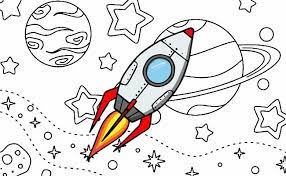 Desenhos De Foguete Para Colorir Bora Colorir