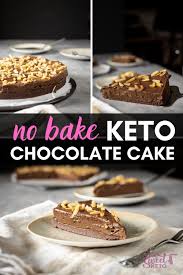 No Bake Keto Chocolate Cake Vegan Friendly Recipe In 2020 Low Carb Recipes Dessert Keto Chocolate Cake Low Carb Cheesecake Recipe