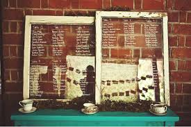 Vintage Window Seating Chart Arrangement Green Wedding Shoes