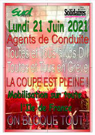 21h19, le 11 juin 2013. Sncf Mouvement De Greve En Ile De France Une Manifestation Prevue A Paris Actu Paris