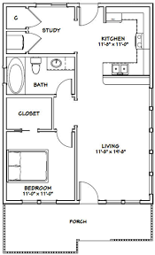 This means they can be used as tiny primary homes or, more often than not, as auxiliary units, like a home office, workshop, or guest cottage that sits detached from the primary residence. 24x32 House 1 Bedroom 1 Bath 768 Sq Ft Pdf Floor Plan Instant Download Model 1a 1 Bedroom House Plans Tiny House Floor Plans Guest House Plans