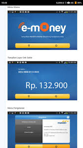 Check spelling or type a new query. Cek Saldo E Money For Android Apk Download
