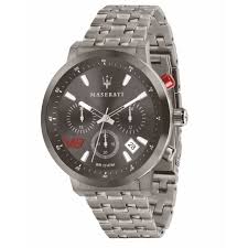 Men S Maserati Granturismo V8 Gunmetal Chronograph Watch R8873134001 For Sale Online Ebay