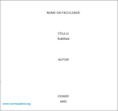 Capa De Trabalho Normas Da Abnt Formatacao Abnt Capa Paragrafo Sumario Citacao Referencias Formatacao Abnt Normas Abnt Abnt Trabalhos Academicos