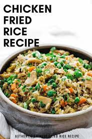 Chicken Fried Rice Recipe Recipe Fried Rice Recipe Fried Rice Chicken Fried Rice