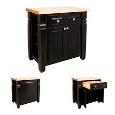 kitchen island small black loft ils12 agb