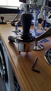 adjustable tamp leveler cafetera