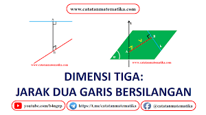 Check spelling or type a new query. Dimensi Tiga Jarak Dua Garis Bersilangan Catatan Matematika
