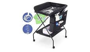 Baby Changing Table With Wheels In 2020 Baby Changing Table Diaper Station Nursery Organization