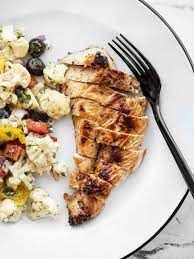 This Simple All Purpose Garlic Marinated Chicken Is Great To Add To Sandwiches Salads Pasta Dishes A Marinated Chicken Poultry Recipes Quick Chicken Recipes