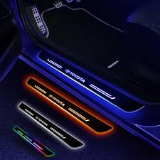 Toyota New Door Sill Scuff Plate In 2020 Car Interior Diy Car Exterior Car Led Lights