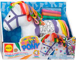 But some plush toys are older, or more delicate, than others. Alex Craft Color And Cuddle Washable Pony Kids Art And Craft Activity Toys Games Amazon Com