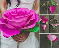 La fleur en papier crépon est très facile à réaliser, elle peut ensuite : 16 Tutos Faciles Pour Fabriquer De Magnifiques Fleurs En Papier Guide Astuces