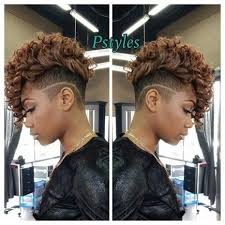 Gents of all ages can rock a mohawk, particularly when it's a sophisticated version, such as this one. Quick Weave Mohawk Hairstyles Short Curly Weave Hairstyles Curly Weave Hairstyles Natural Hair Styles