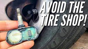 How To Replace Tpms Tire Pressure Monitoring System Sensors Without A Tire Machine Youtube
