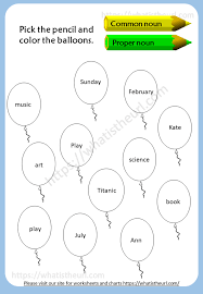 Common and proper nouns in grammar section. Common Nouns And Proper Nouns Worksheets 4 Your Home Teacher