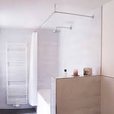 Hier die anleitung im video. Duschvorhangstangen Kleben Ohne Bohren In Den Fliesen Phos Edelstahl Design