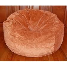 Bean Bag Chair Ahh Products Upholstery Terracotta Orange In 2020 Large Bean Bags Large Bean Bag Chairs Bean Bag Chair