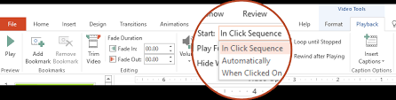 Converting your powerpoint presentation to video before posting will protect your presentation from modification and repackaging. Set The Play Options For A Video In Your Presentation Powerpoint