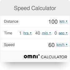 Speed Calculator Omni Energy Calculator Speed Scientific Equation