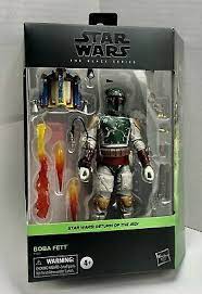 Hasbro Star Wars The Black Series Boba Fett Rotj Deluxe Return Of The Jedi New 5010993804740 Ebay Star Wars Black Series Boba Fett Star Wars Toys