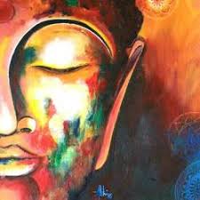 In this video, we're gonna get together and learn how to paint an abstract, surreal face. Buddha Paintings For School Online Buy Buddha Paintings For School By Top Indian Artist At Gallerist In