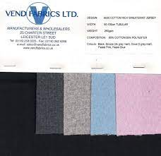 Cotton's directory of suppliers to find a cotton supplier contact information in your region. Swatch Card 6535 Cotton Rich Sweatshirt Fabric