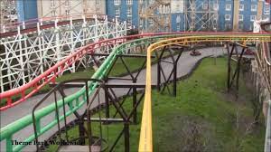 Аттракцион / карусель и парк аттракционов. Steeplechase On Ride Pov Blackpool Pleasure Beach Youtube