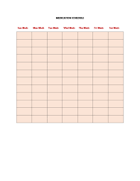 007 Daily Medication Schedule Template Ideas Awful Chart