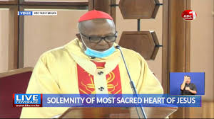 Kenyan cardinal john njue pictured on st peter's square in the vatican. John Cardinal Njue 34th Anniversary The Final Act Uzalendo News