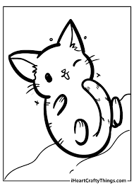 Click on any baby animal to start coloring. 20 Kitten Coloring Pages